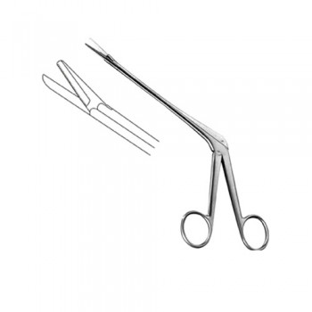 Olivecrona Trigeminal Scissor Toothed Stainless Steel, 23 cm - 9" Working Length 120 mm